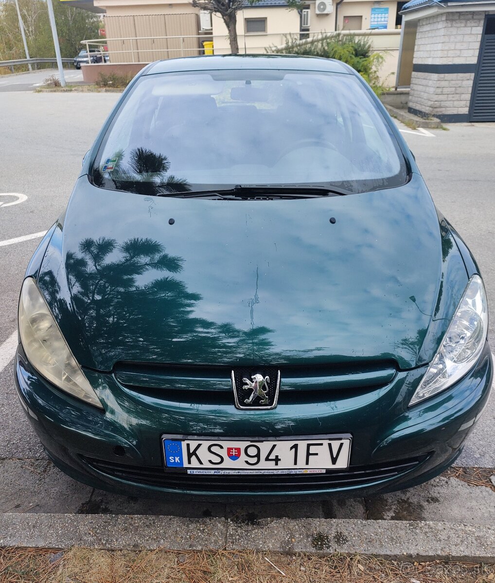 Predám Peugeot 307, 2002, 1.6, 80kW, nová STK