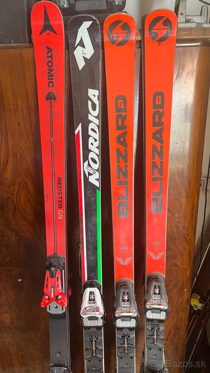 LYŽE Blizzard, Atomic, Nordica 193 GS Fis