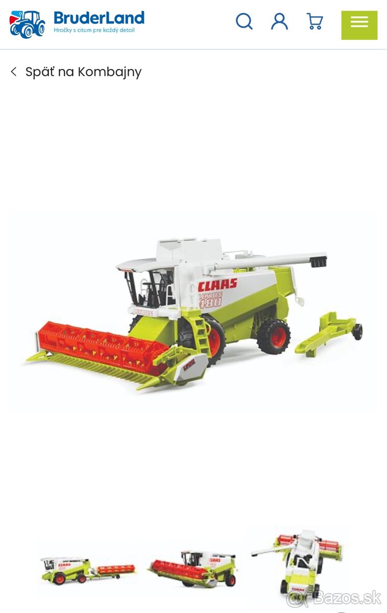 Bruder kombajn claas lexion 480