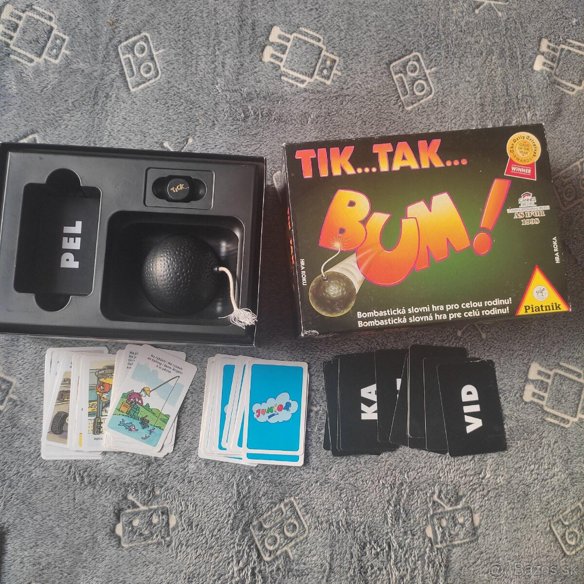 Tik tak bum 12+ a junior 5+ , bomba 1 ks