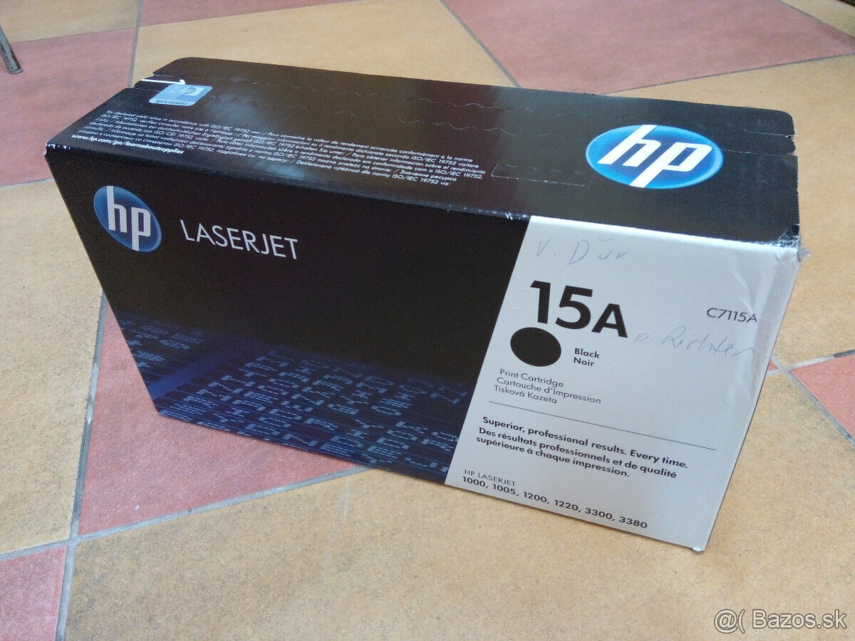 edám originálny veľkokapacitný toner HP 15A (C7115A)