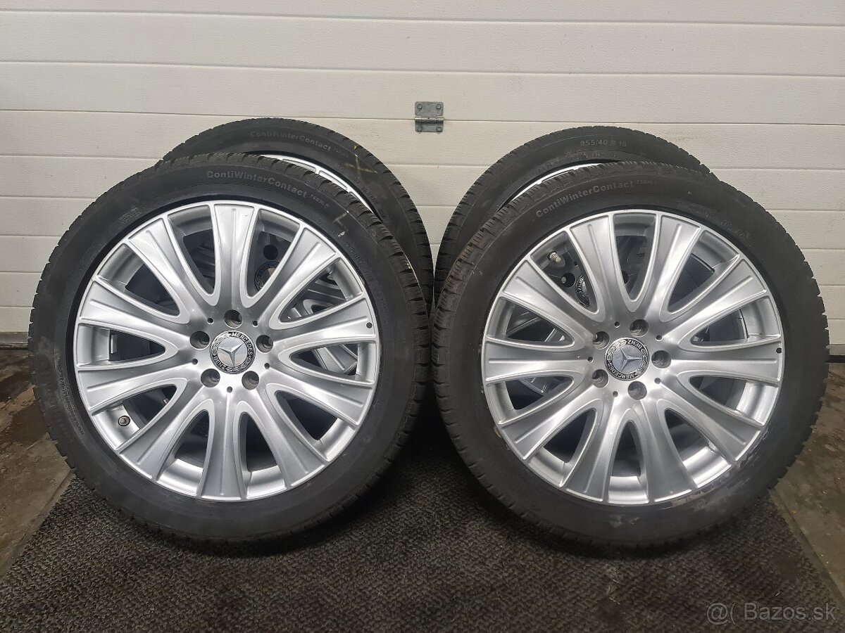 5X112 R18 MERCEDES E,S-CLASS + ZIMNE PNEU 255/40 R18