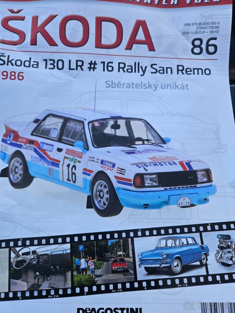 Kaleidoskop vozu Skoda c.86