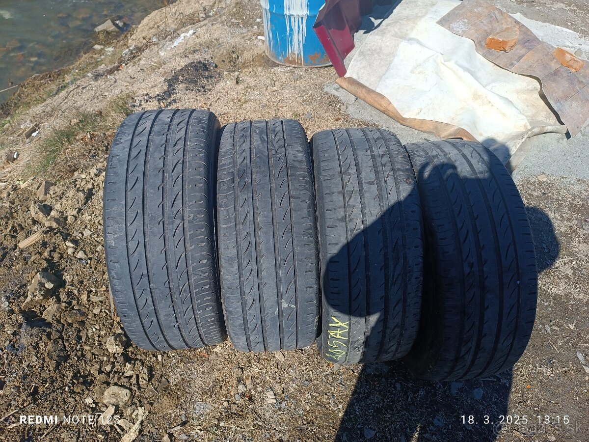 Predám letné pneumatiky značky pirelli 225/50 r17