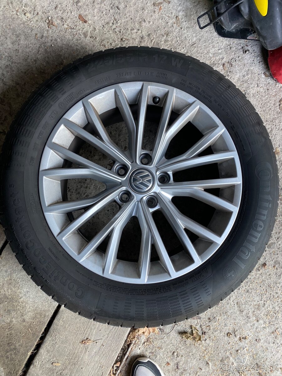 Volkswagen 5x112 letné PNEU 225/55 R17