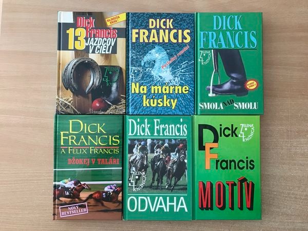 Andrewsová , Dick Francis, Cook, Grisham