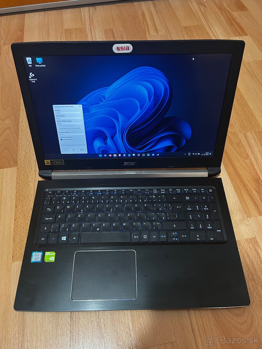 Acer aspire 5 /12gb ram/1128gb ssd/geforcemx150