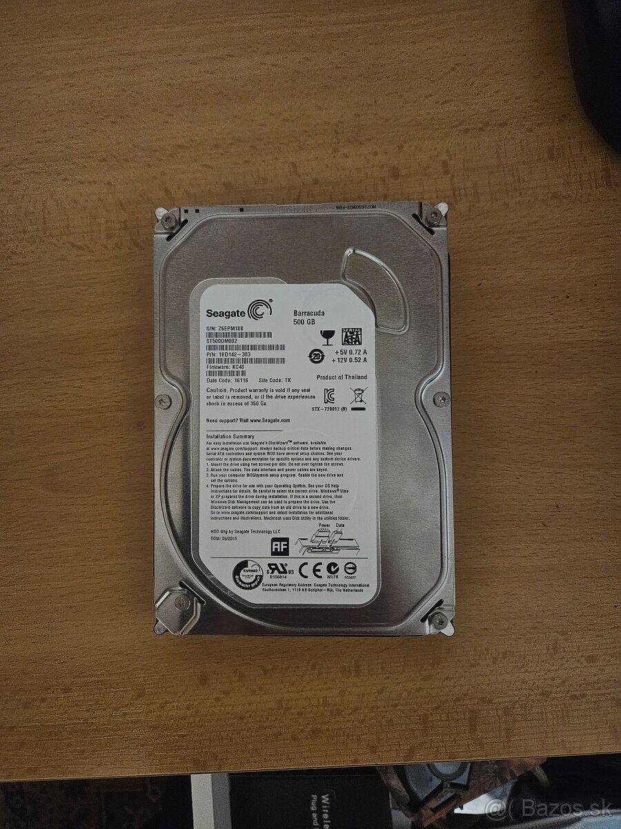 Seagate Barracuda 500GB 7200RPM