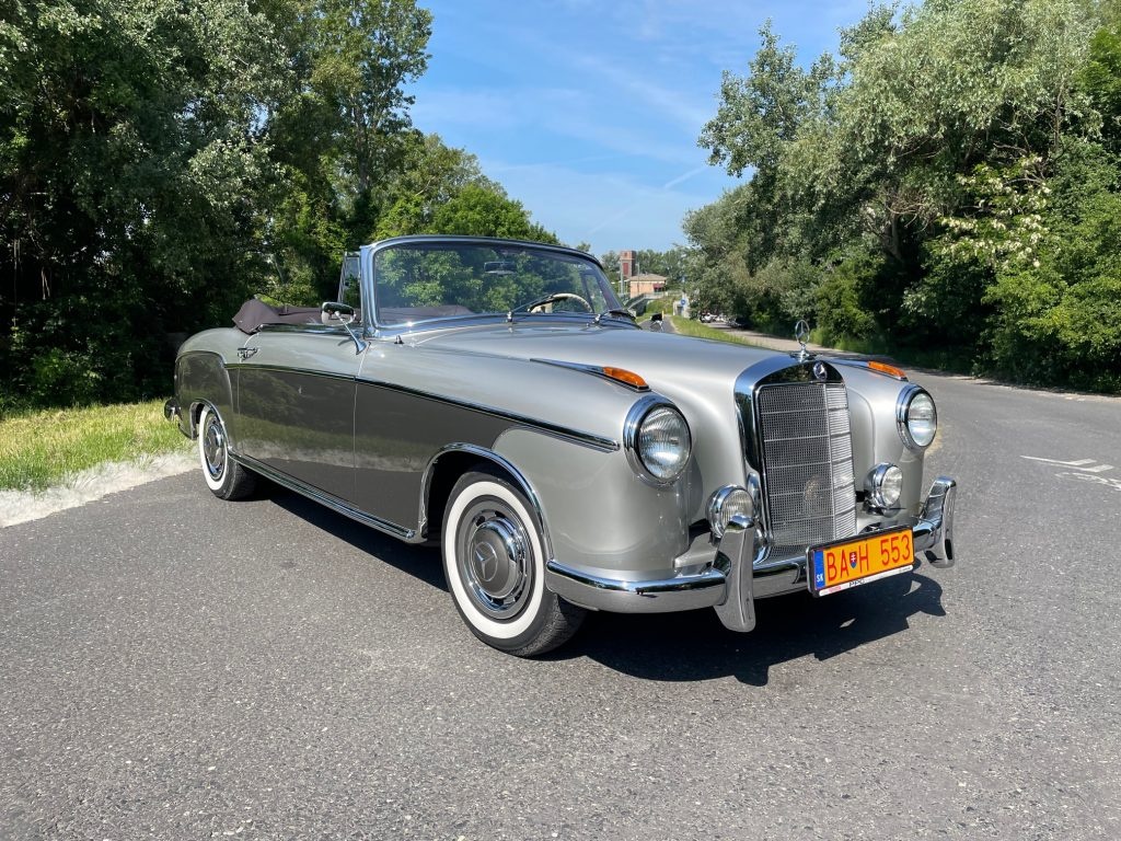 Svadobné auto, svadba, fotenie - Mercedes-Benz 220 SE (1959)