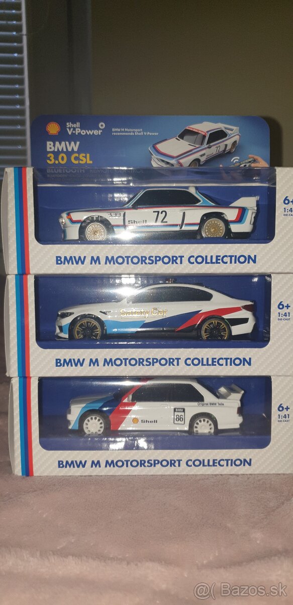 Shell autíčka BMW motorsport collection 1:41 BT RC