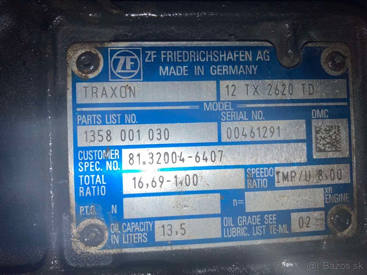 Prodam aut.prevodovku TRAXON 12 TX 2620 TD