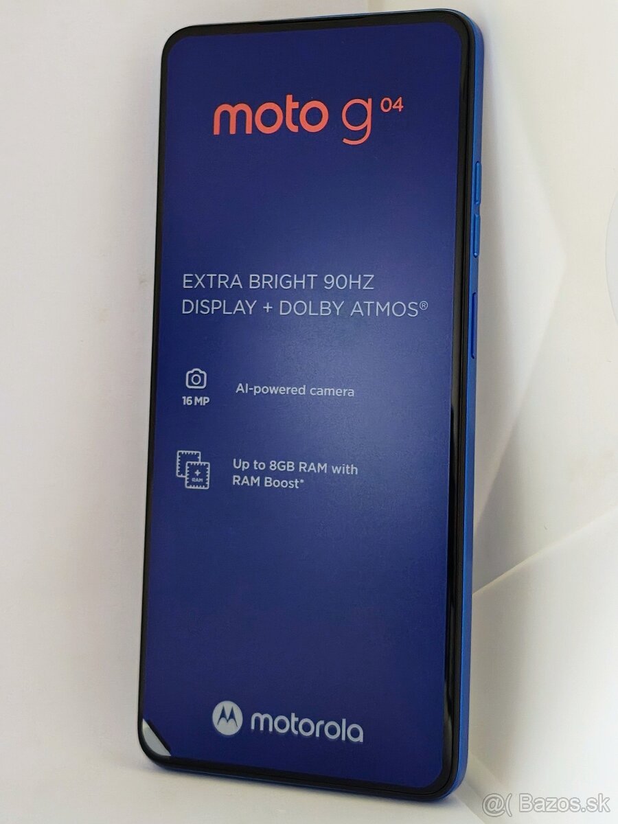 MOTOROLA G04 4/64 24 mesiacov ZÁRUKA NOVÉ