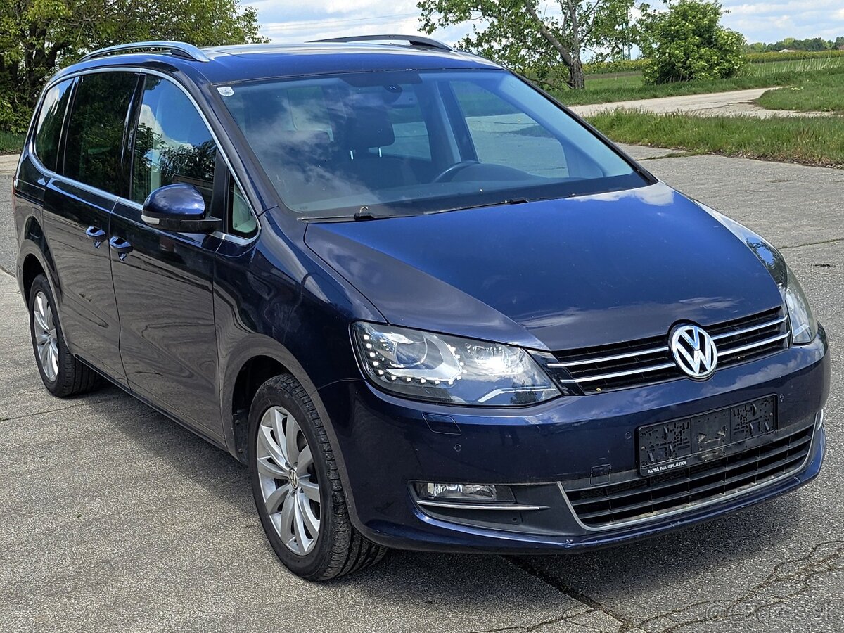 VW Sharan II 2.0 TDI M6 2010 alcantara xenon