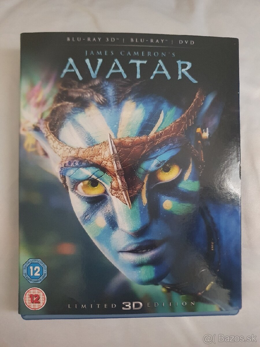 Avatar movie Blu-ray 3D a 2D DVD