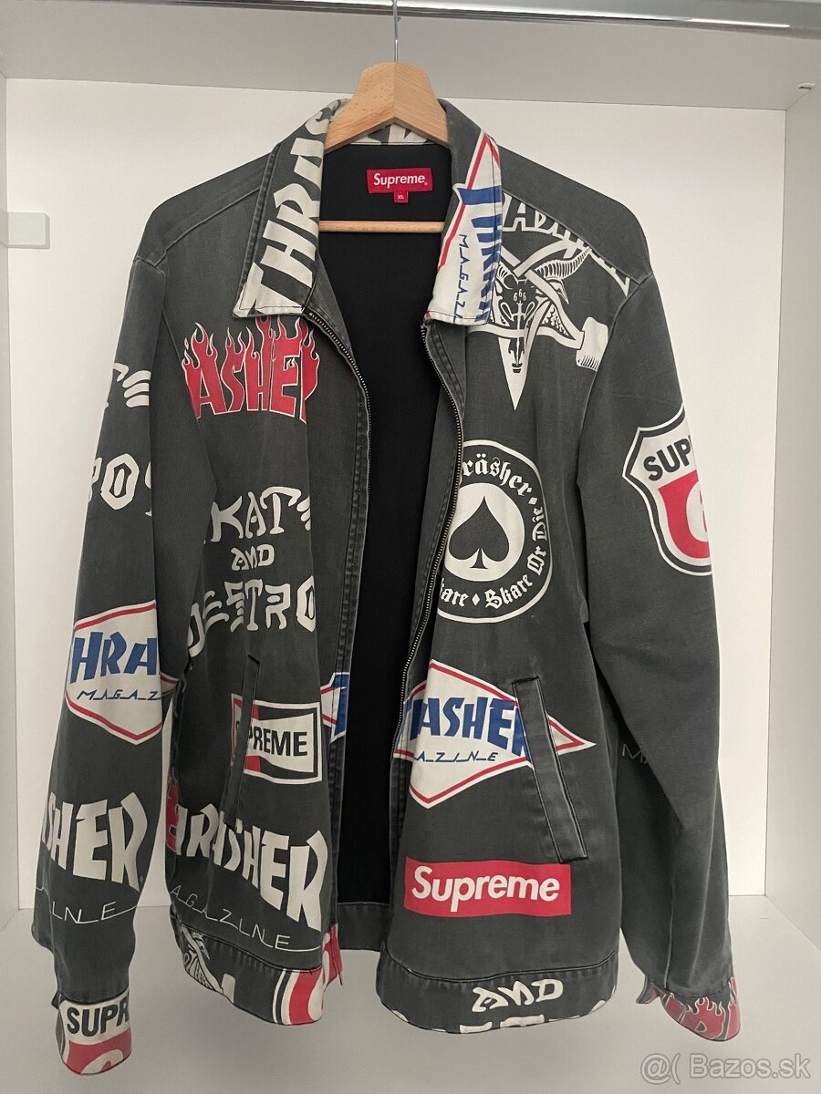 Thrasher x supreme jacket