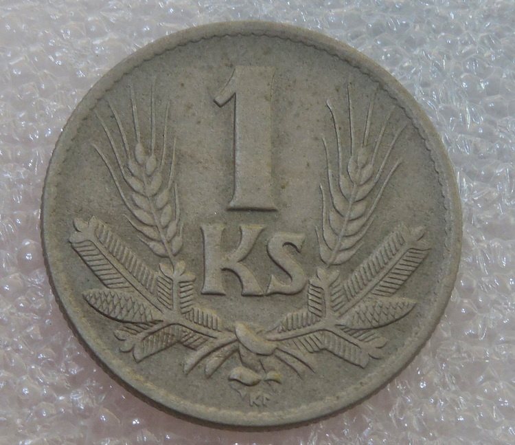 Mince 1 Koruna 1942 Var. Top stav 1 Slovenský štát 1939-1945