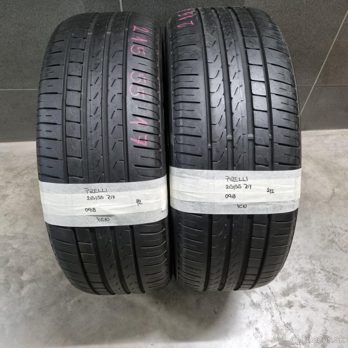 Letné pneumatiky 215/55 R17 PIRELLI DOT0918