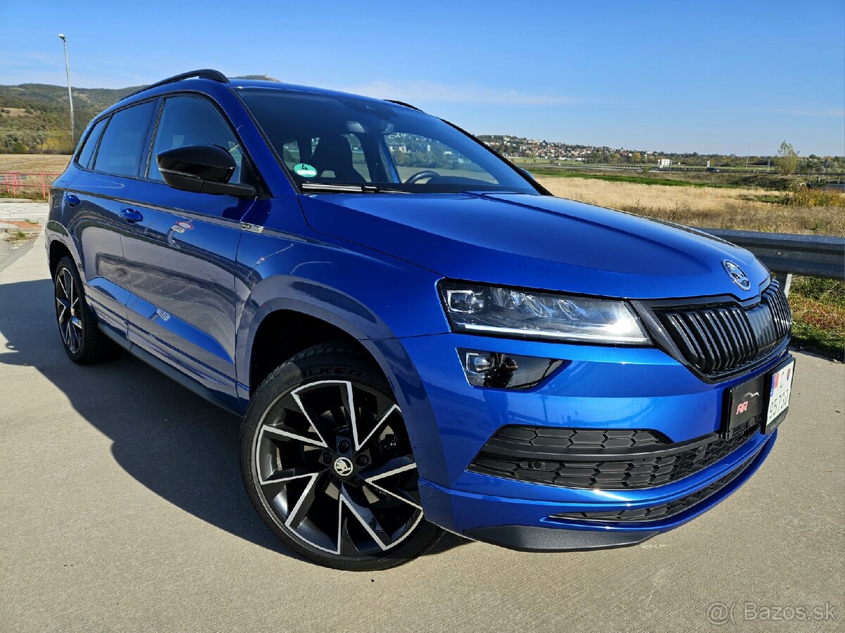 ŠKODA KAROQ 2,0 TDi DSG evo SPORTLINE 4x4 black Odp.DPH ✅️