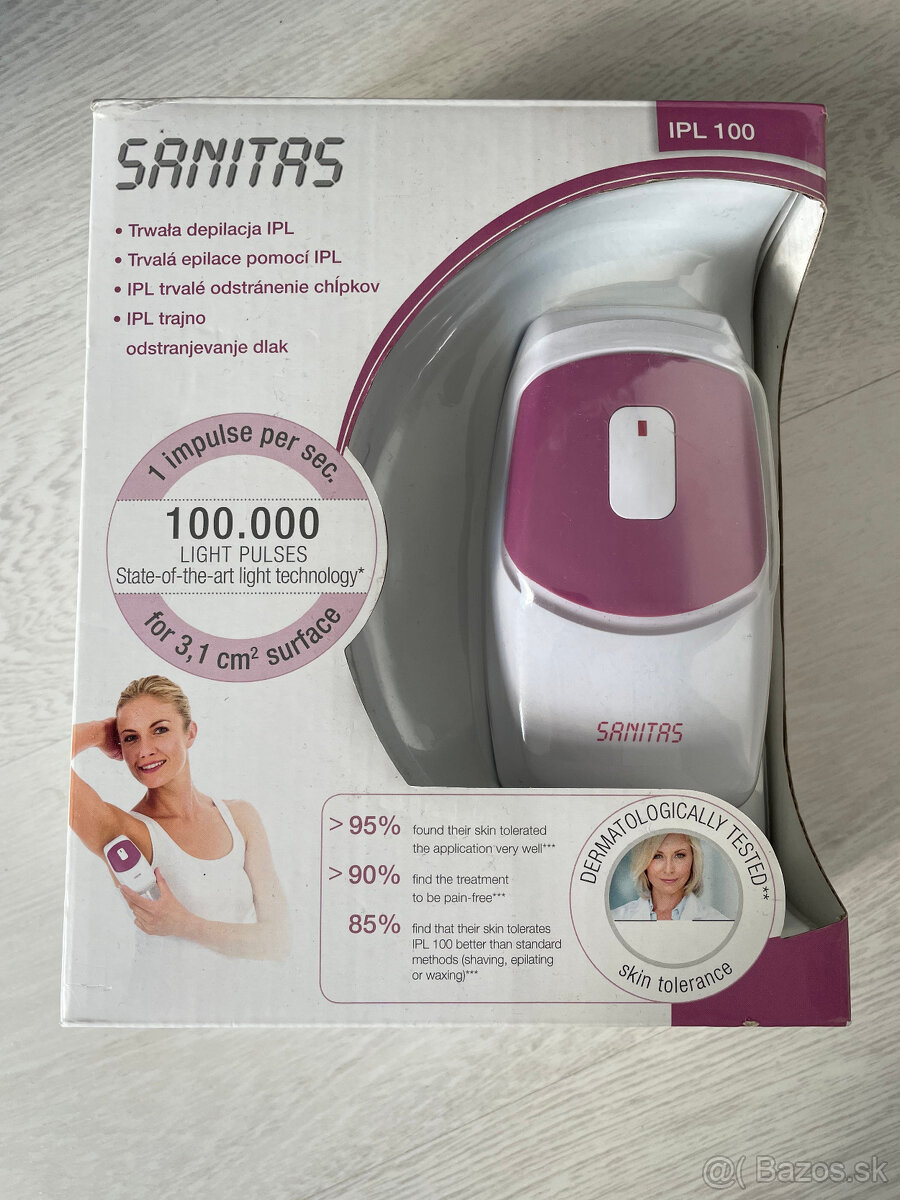 Laserový epilator Sanitas IPL 100