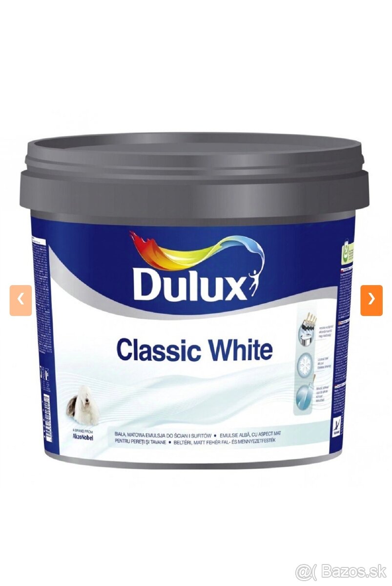 Dulux Interiérová emulzná farba Classic White 10 l