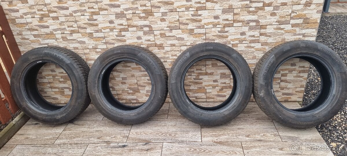 Predam 4xzimné pneumatiky Continental 215/65 r17 M+S