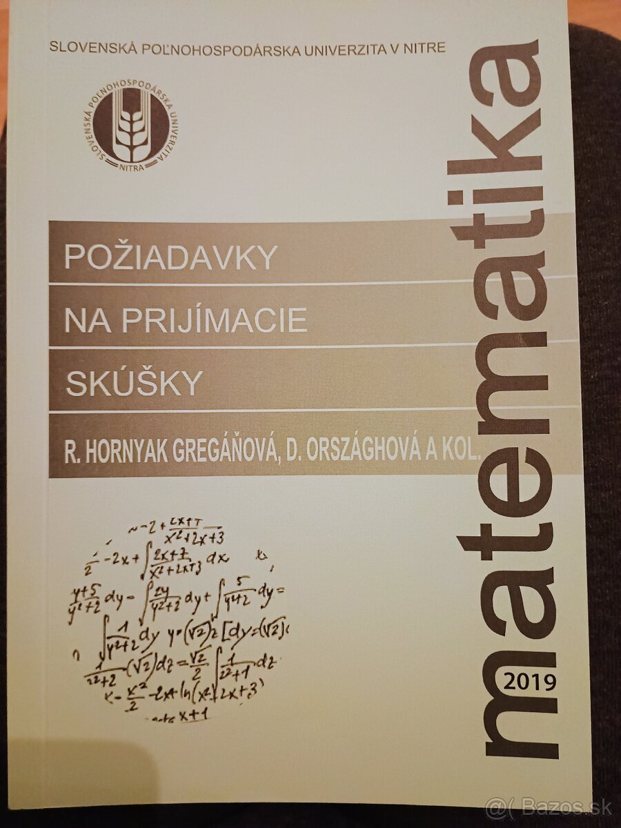 Požiadavky na prijímacie skúšky matematika