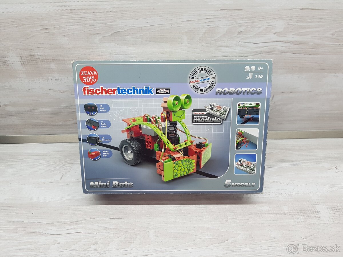 Fischertechnik - Mini Bots 5 modelov pc115€

