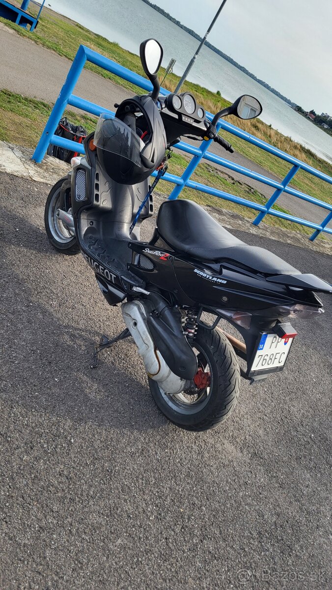 Peugeot speed fight2.  100ccm 2T 9koni