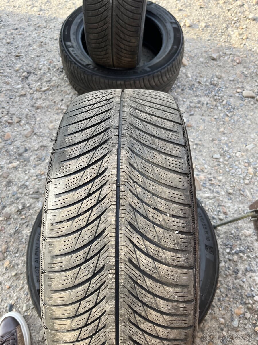 Predám zimné pneumatiky Michelin Alpinsport 235/55 R18