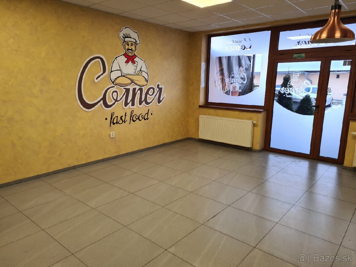 OBJEKT OBCHODU A SLUŽIEB - FASTFOOD CORNER