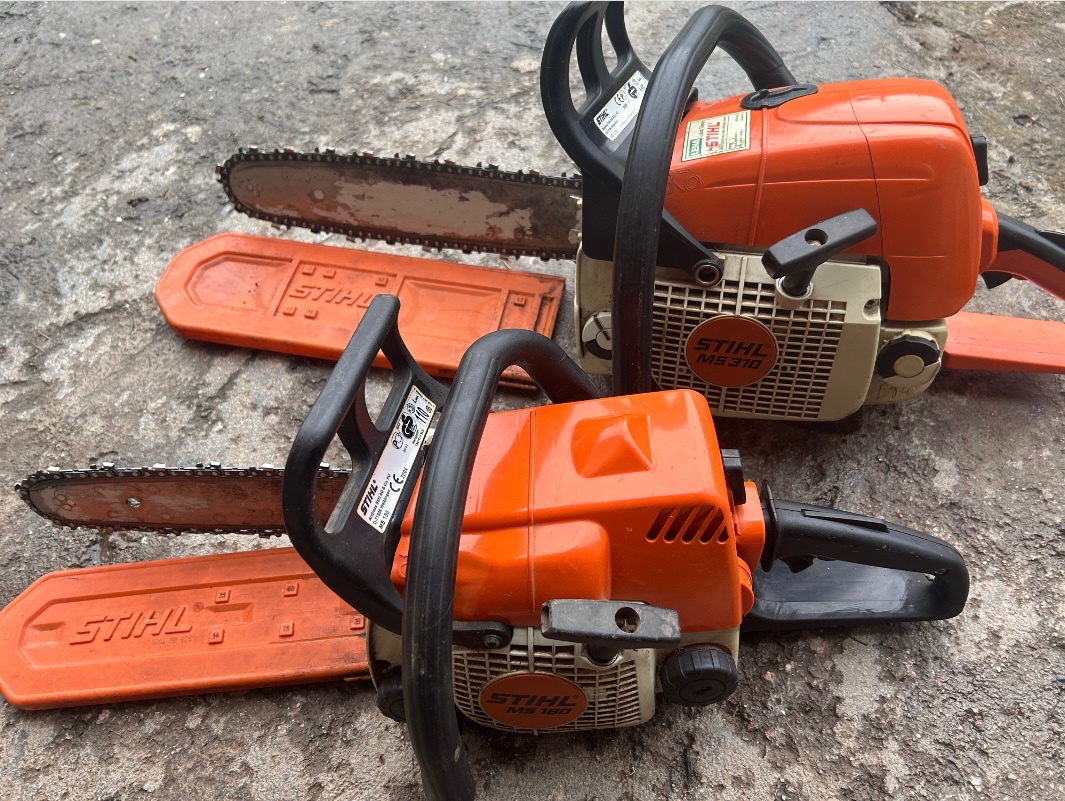 Motorové píly Stihl MS 310 a MS 180