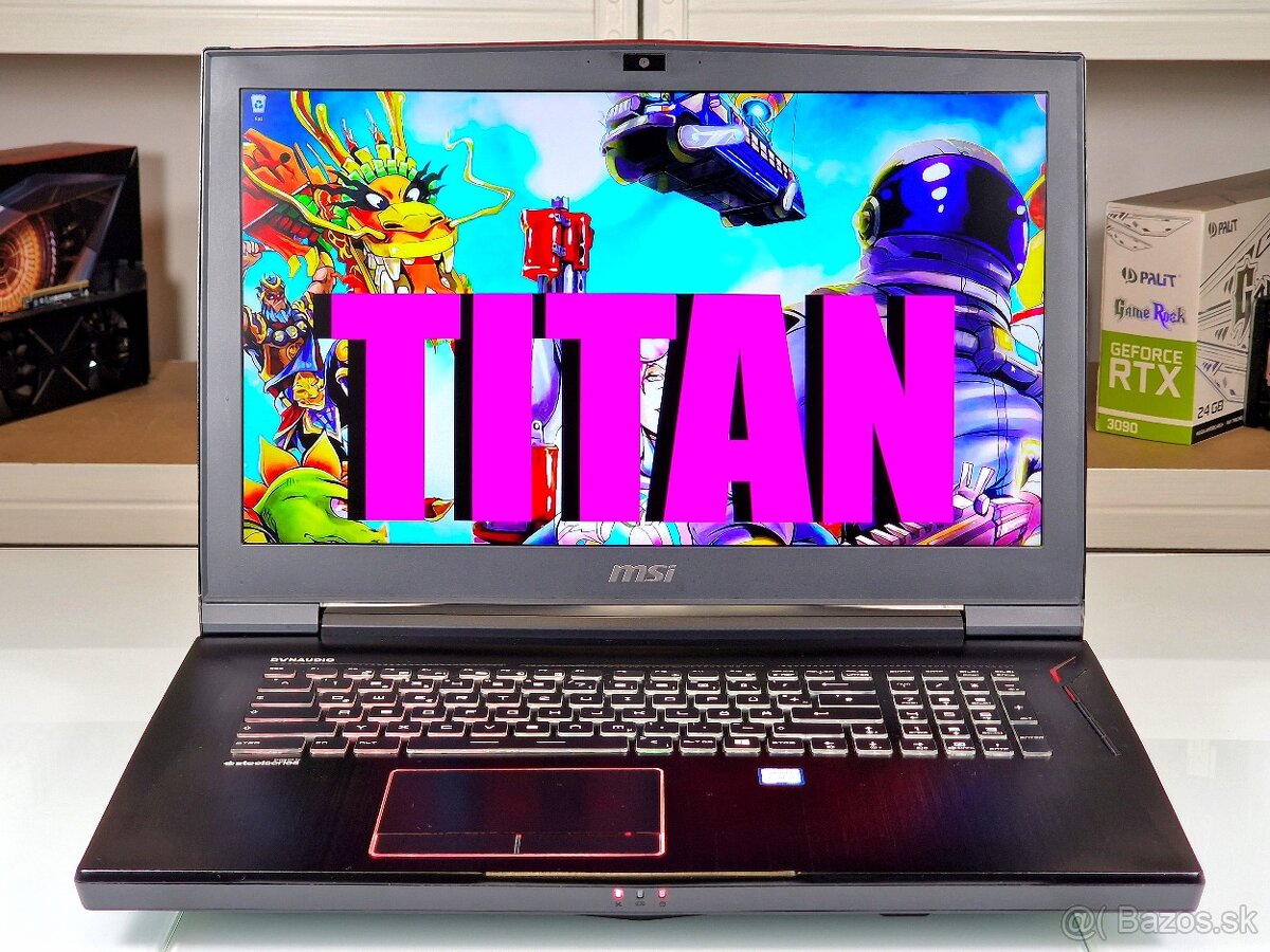 Herný notebook MSI TITAN GT75 | 17,3" 120Hz | GTX 1070 | i7