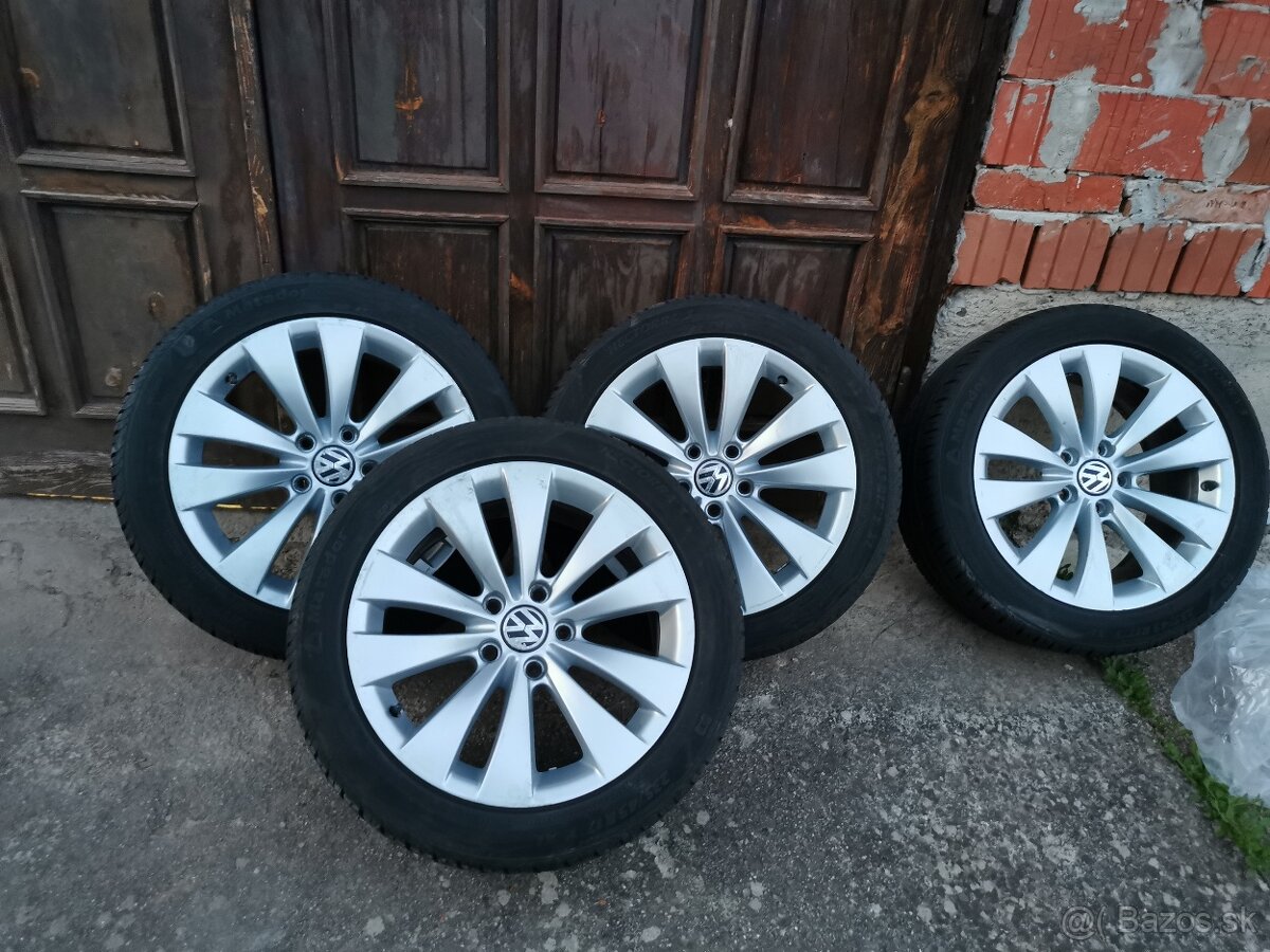 Originál VW disky + pneu 235/45 R17