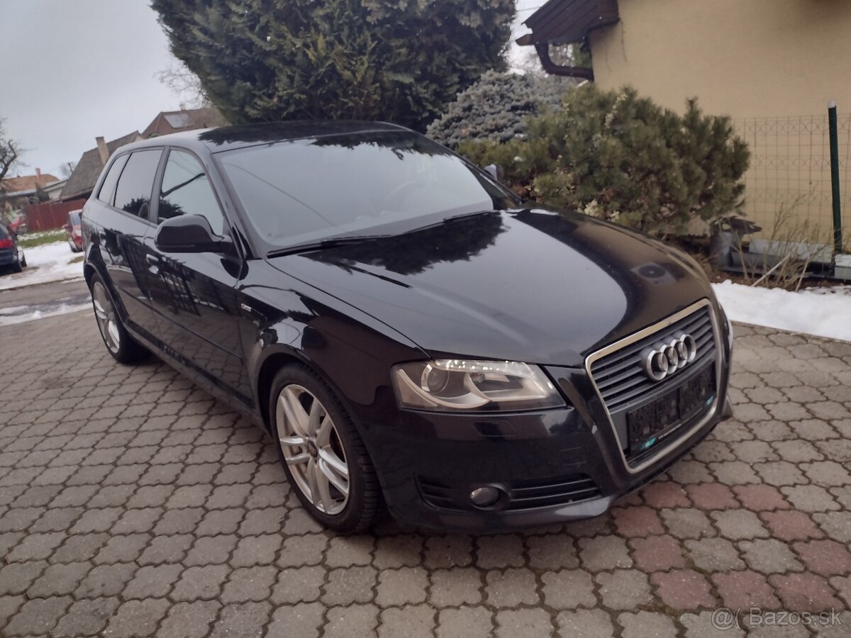 AUDI A3 SPORTBACK 2.0 TDI CR S LINE ROK VÝROBY 2009