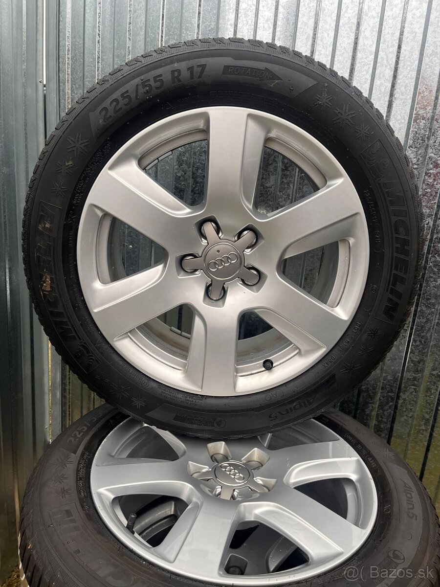 5x112 R17  DISKY ORIGINÁL AUDI MICHELIN 225/50