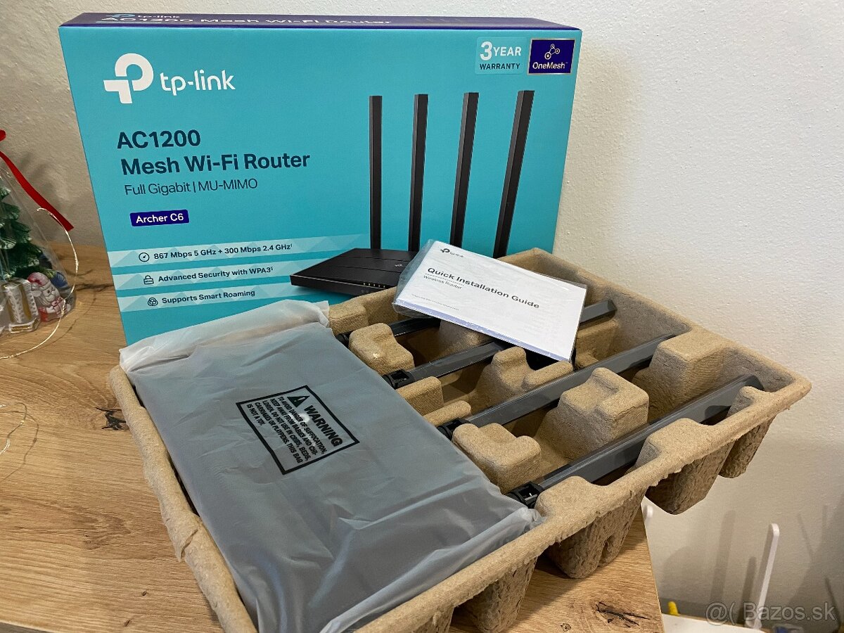 Wifi router TP Link AC1200 MU-MIMO Archer C6