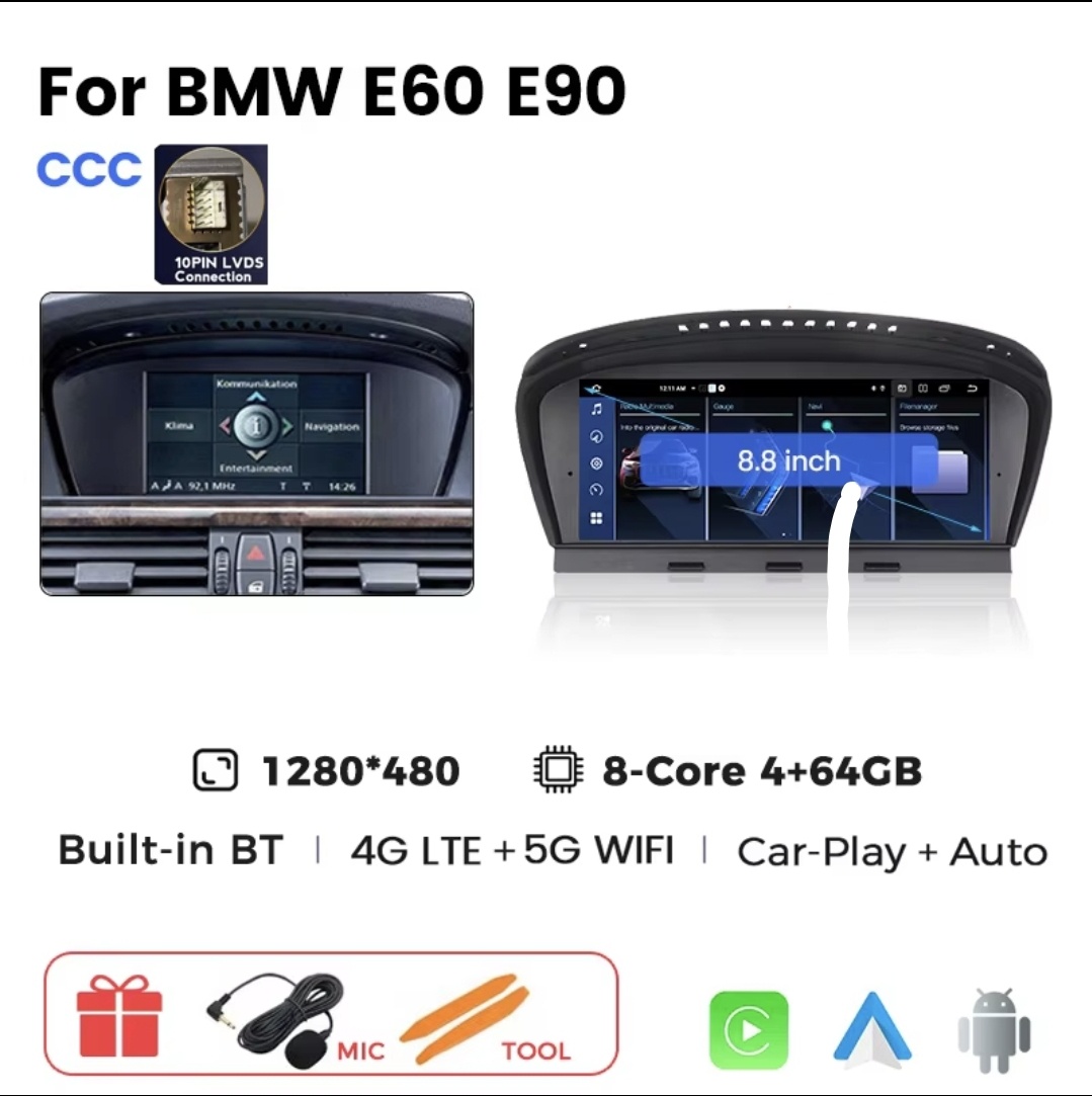 Android radio BMW e90 , e91 , e60 , e61