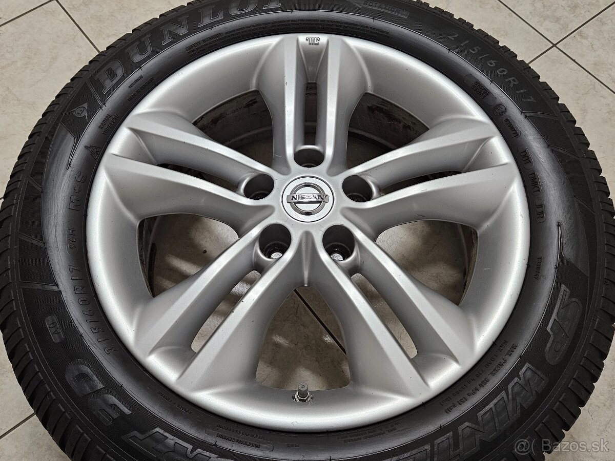 17" NISSAN Qashqai + dunlop