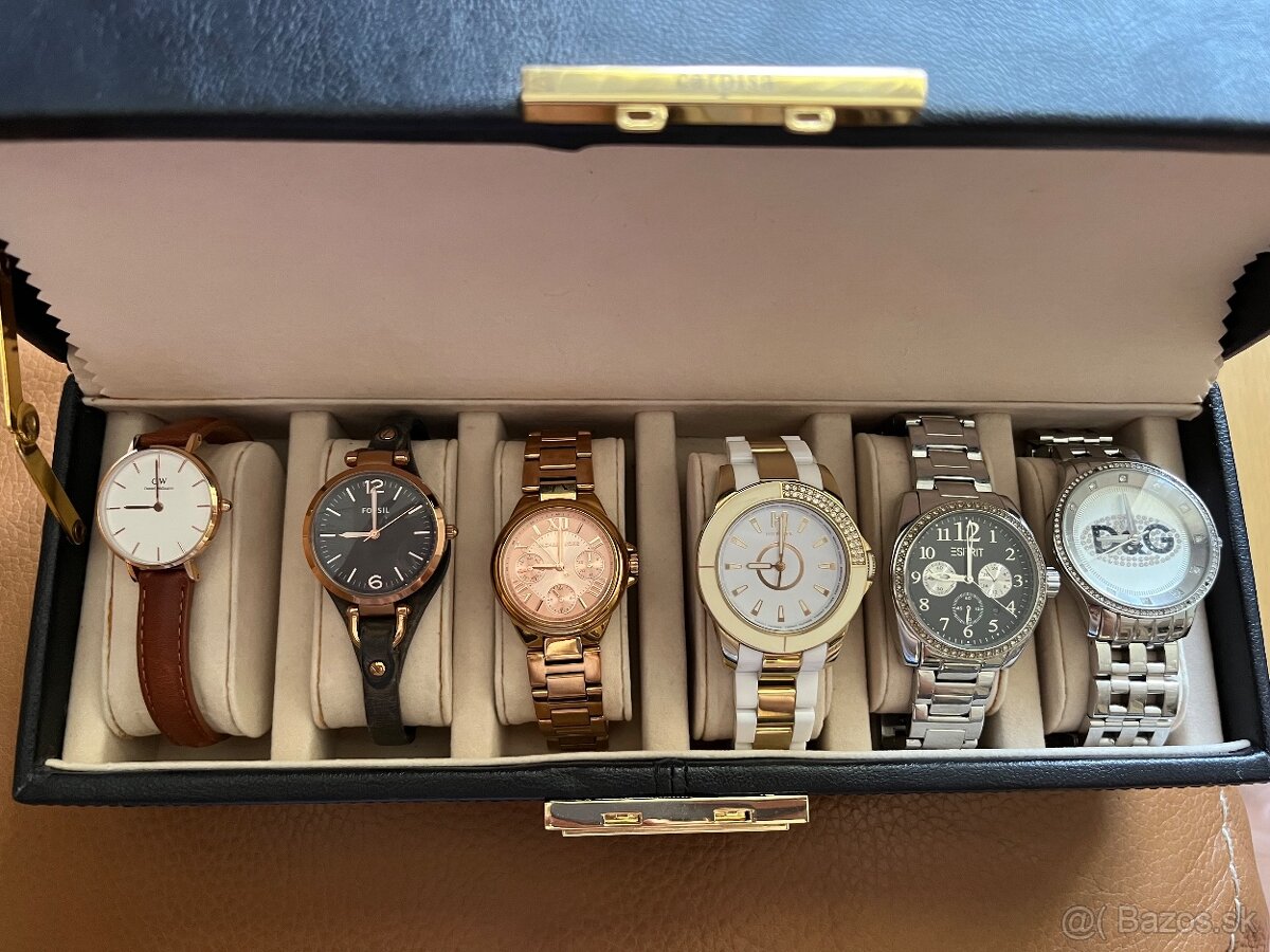 Predám ZNAČKOVÉ dámske hodinky - KORS, FOSSIL, HILFIGER…