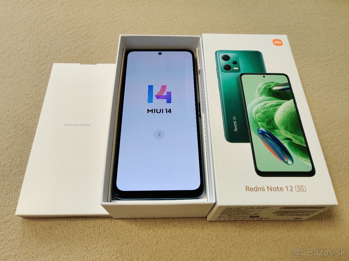 Xiaomi Redmi Note 12 - 5G.  4gb/128gb.  Ľadová modrá.