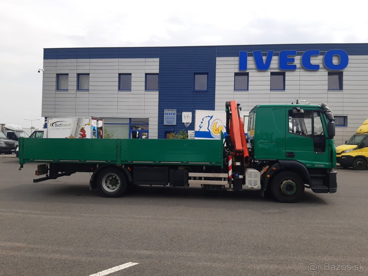 Iveco ML120E25/P valník + Hydraulická ruka Palfinger PK7001