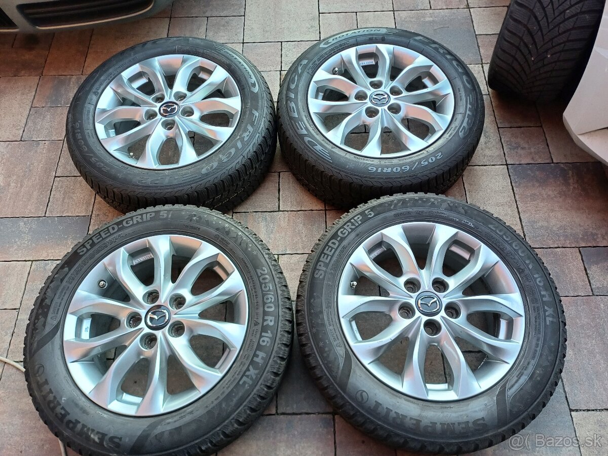 hlinikové disky org.-Mazda-6,5Jx16-ET-50--5x114,3