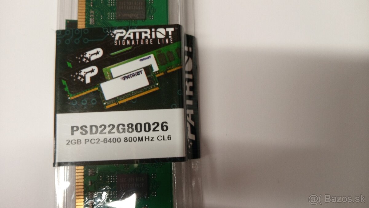 Patriot  DDR2 2GB SL PC2-6400, 6400MHz