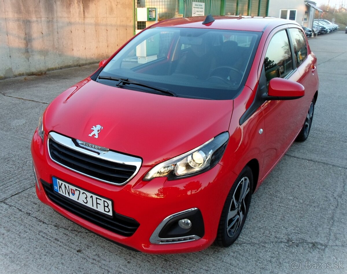 Peugeot 108 1.2 PureTech 60kW kamera,keyless,tempomat,LED