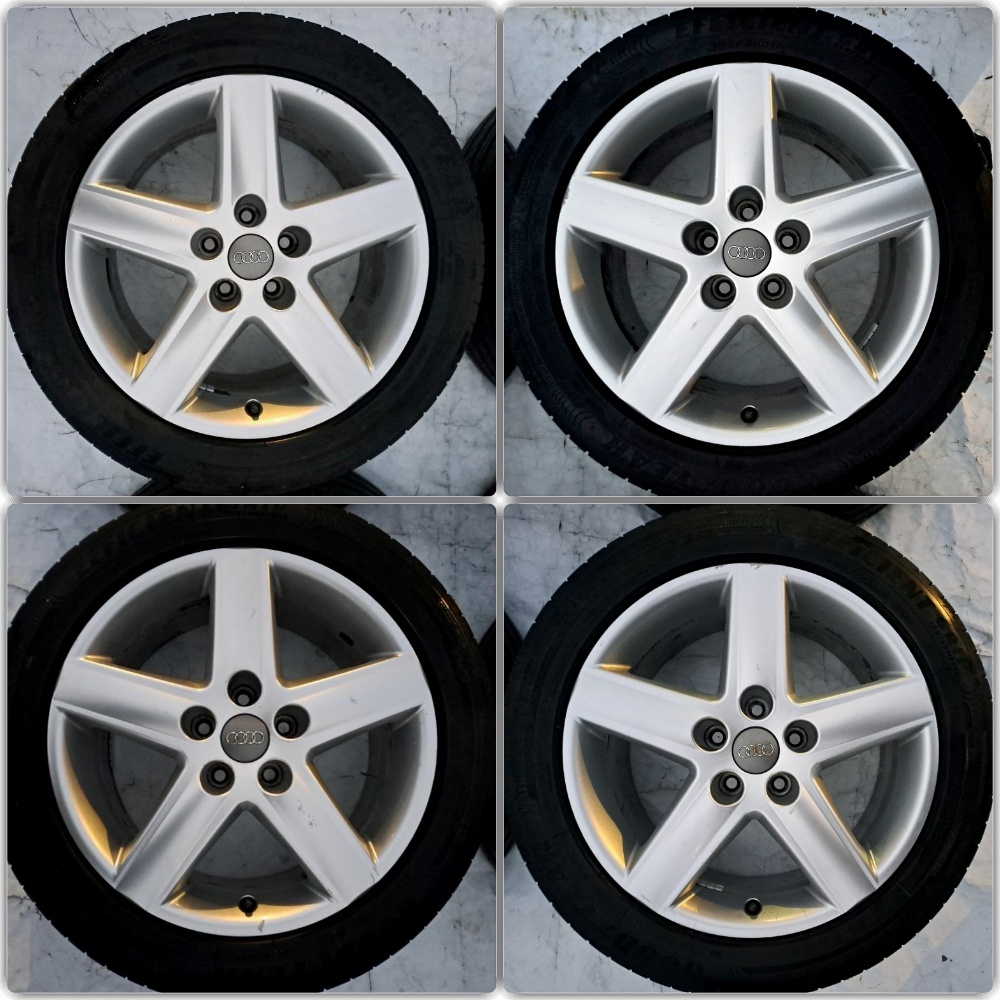 5x112 Originál Audi 5 Lúč VW Škoda Seat 225 50 R17 Letné