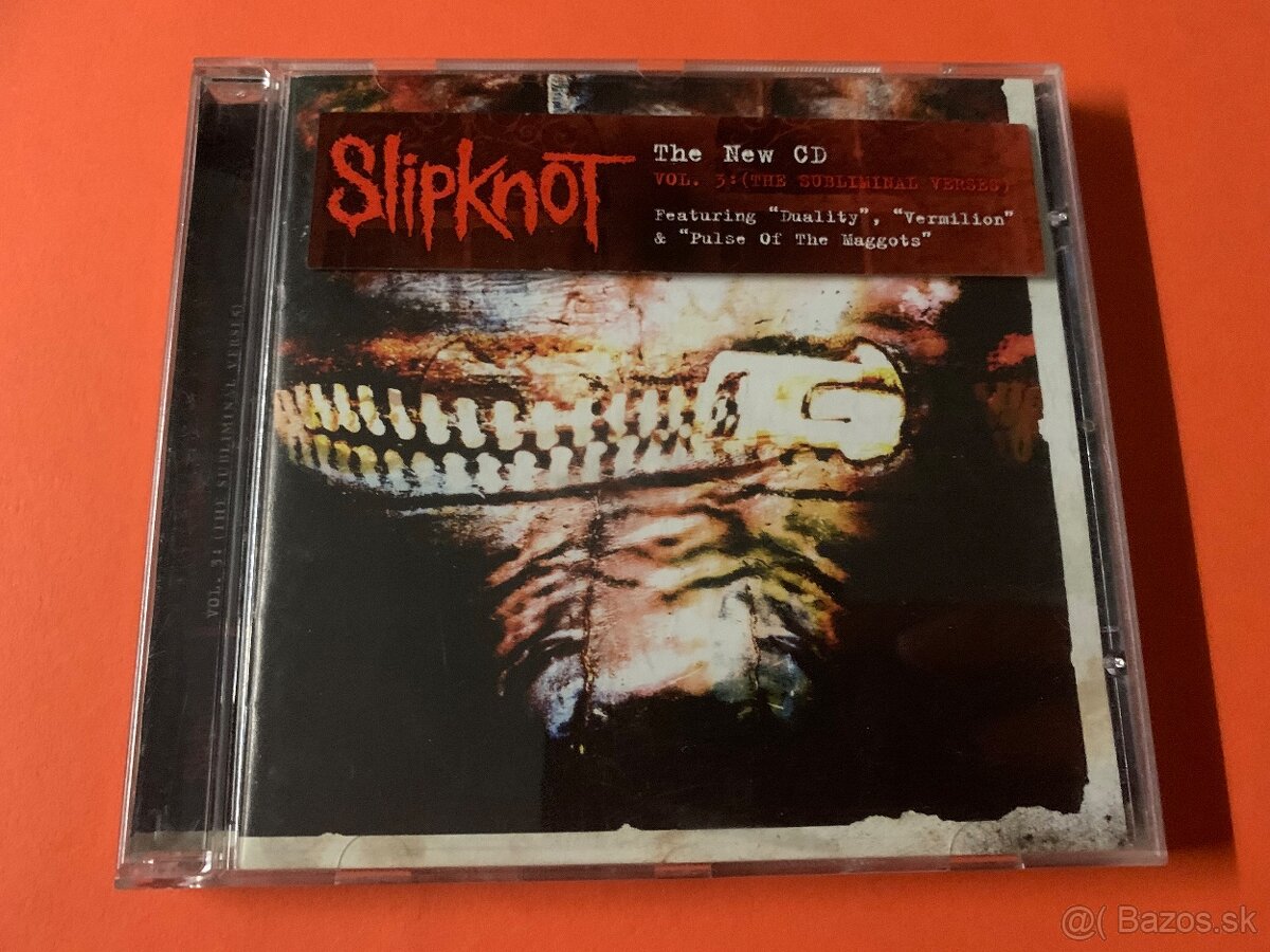 CD SLIPKNOT - Vol 3 the subliminal verses