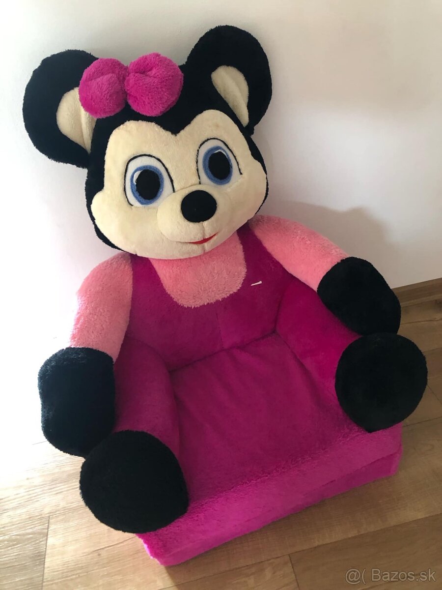 Detská rozkladacia pohovka - Minnie Mouse