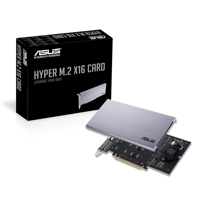 ASUS HYPER M.2 X16 CARD + 4 x Intel SSD 760p 512GB /2TB/