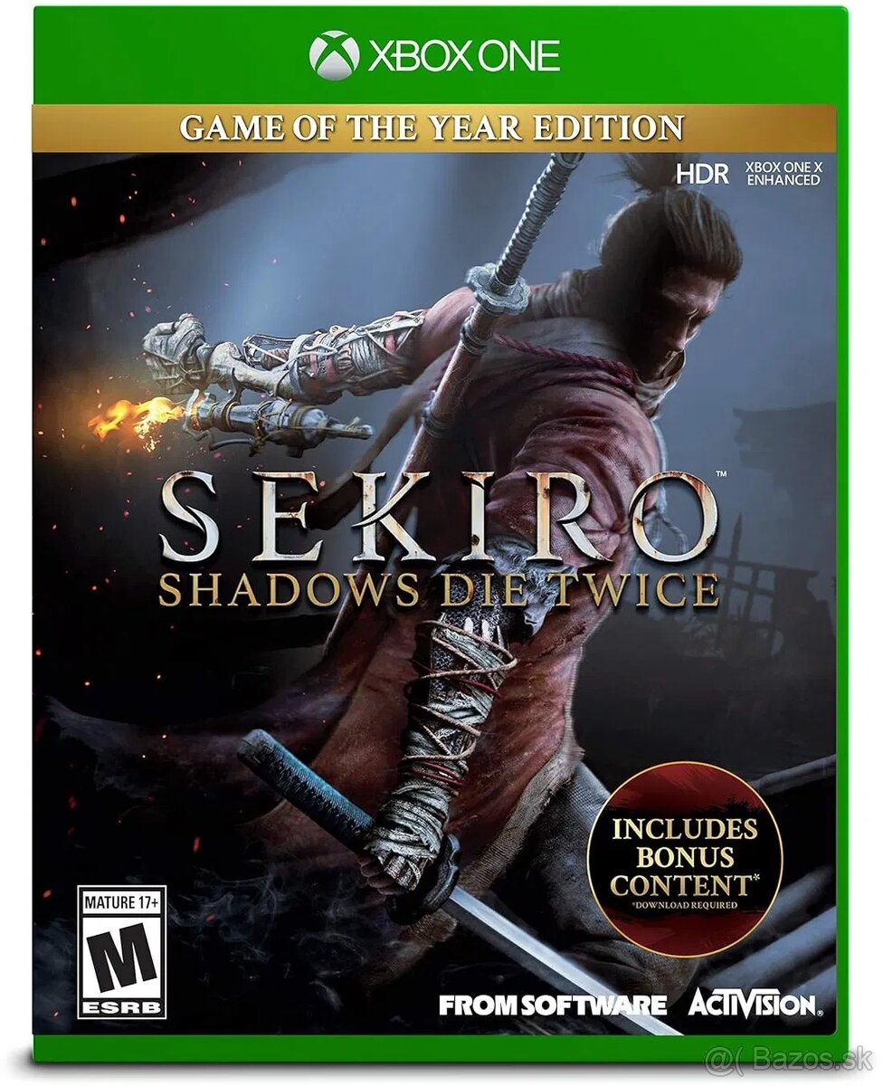 Sekiro Shadows Die Twice Game Of The Year Edition XBOX