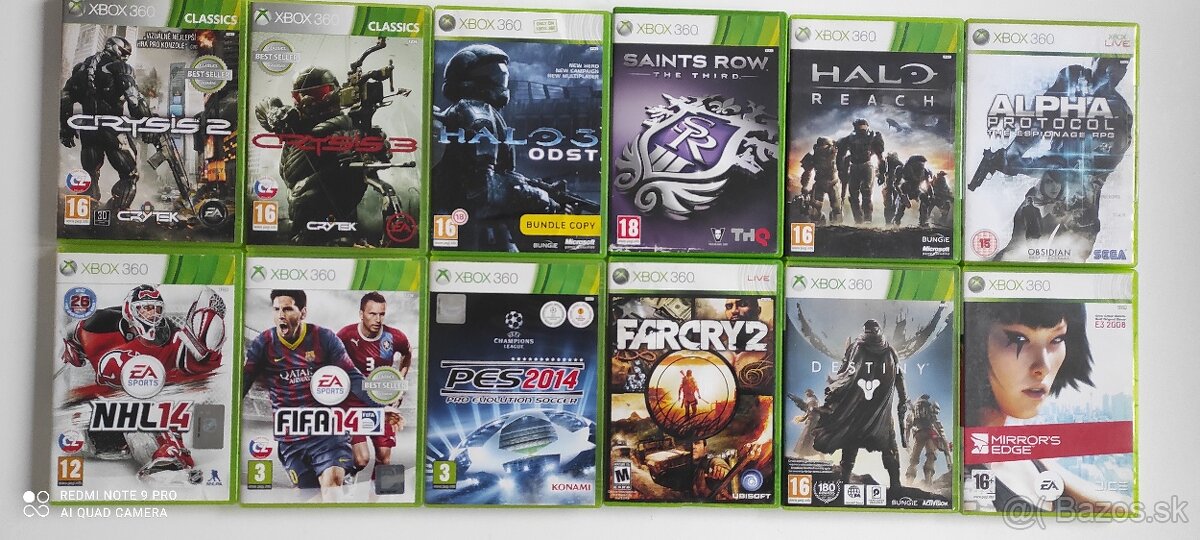 Xbox 360 slim 250gb+hry